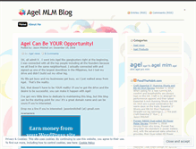 Tablet Screenshot of agel.wordpress.com