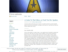 Tablet Screenshot of ilovecartoons.wordpress.com