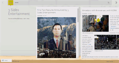 Desktop Screenshot of 3sidesentertainment.wordpress.com