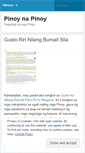 Mobile Screenshot of pinoynapinoy.wordpress.com