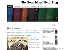 Tablet Screenshot of boneislandbooks.wordpress.com