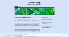 Desktop Screenshot of fionamacd.wordpress.com