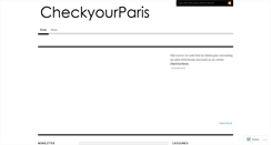 Desktop Screenshot of checkyourparis.wordpress.com