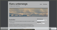 Desktop Screenshot of karu02.wordpress.com
