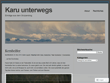 Tablet Screenshot of karu02.wordpress.com
