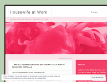 Tablet Screenshot of housewifeatwork.wordpress.com