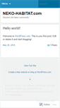 Mobile Screenshot of nekohabit.wordpress.com