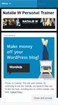 Mobile Screenshot of nataliewpersonaltrainer.wordpress.com