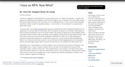 Desktop Screenshot of feliciakaras.wordpress.com