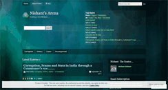 Desktop Screenshot of nishantkishore.wordpress.com