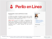 Tablet Screenshot of peritoenlinea.wordpress.com