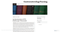 Desktop Screenshot of gastroenterologynursing.wordpress.com