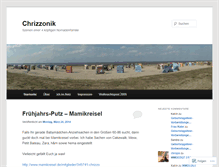 Tablet Screenshot of chrizzonik.wordpress.com