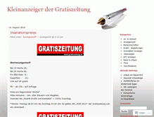 Tablet Screenshot of anzeigen24.wordpress.com