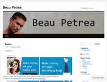 Tablet Screenshot of beaupetrea.wordpress.com