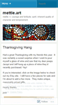 Mobile Screenshot of mettleart.wordpress.com