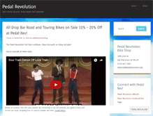 Tablet Screenshot of pedalrevolutionblog.wordpress.com