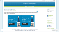Desktop Screenshot of godwingreenroofing.wordpress.com