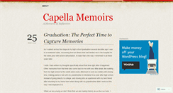 Desktop Screenshot of capellamemoirs.wordpress.com