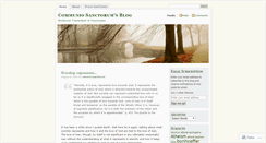 Desktop Screenshot of communiosanctorum.wordpress.com