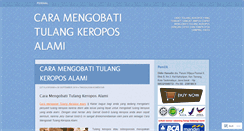 Desktop Screenshot of caramengobatitulangkeroposalami.wordpress.com