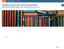 Tablet Screenshot of homeschoolingkidsmagazine.wordpress.com