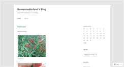 Desktop Screenshot of bomennederland.wordpress.com