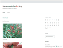 Tablet Screenshot of bomennederland.wordpress.com