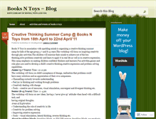 Tablet Screenshot of booksntoys.wordpress.com