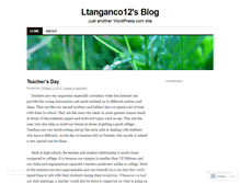 Tablet Screenshot of ltanganco12.wordpress.com