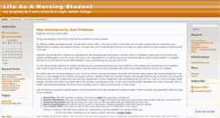 Desktop Screenshot of lifeasanursingstudent.wordpress.com