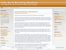 Tablet Screenshot of lifeasanursingstudent.wordpress.com