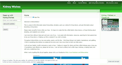 Desktop Screenshot of kidneywishes.wordpress.com