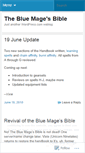 Mobile Screenshot of blubible.wordpress.com