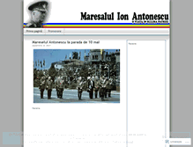 Tablet Screenshot of maresalulionantonescu.wordpress.com