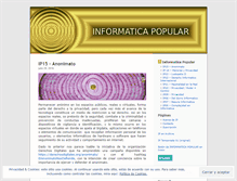 Tablet Screenshot of informaticapopular.wordpress.com