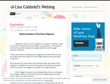 Tablet Screenshot of lisacobbold.wordpress.com