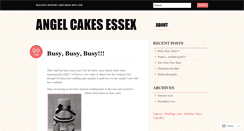 Desktop Screenshot of angelcakesessex.wordpress.com