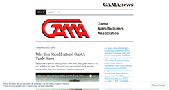 Desktop Screenshot of gamanews.wordpress.com