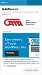 Mobile Screenshot of gamanews.wordpress.com