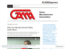 Tablet Screenshot of gamanews.wordpress.com