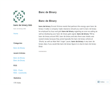 Tablet Screenshot of dc101.bancdebinarybbb.wordpress.com