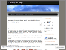 Tablet Screenshot of djbs2011inmusic.wordpress.com