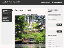 Tablet Screenshot of lewsphotos.wordpress.com
