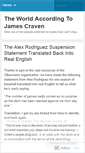 Mobile Screenshot of jamesrussellcraven.wordpress.com