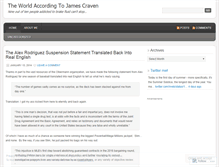 Tablet Screenshot of jamesrussellcraven.wordpress.com