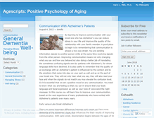 Tablet Screenshot of geropsychology.wordpress.com