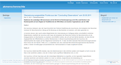 Desktop Screenshot of akmenschenrechte.wordpress.com