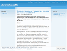 Tablet Screenshot of akmenschenrechte.wordpress.com