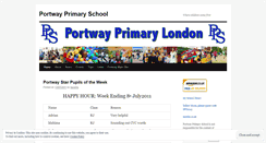 Desktop Screenshot of portwayprimary.wordpress.com